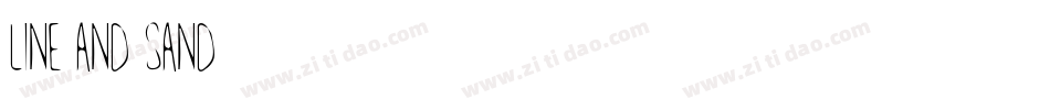 Line and Sand字体转换